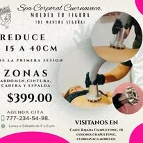 Promoción de linfoescultura y tratamientos corporales